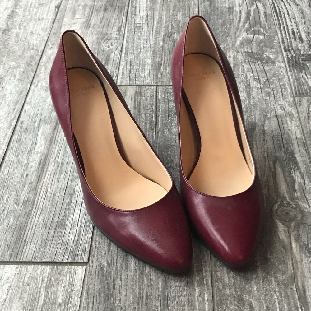 Cole Haan Red Pump Heels